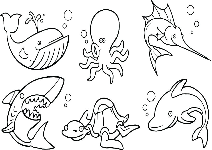 Ocean Scene Coloring Pages at GetDrawings.com | Free for personal use