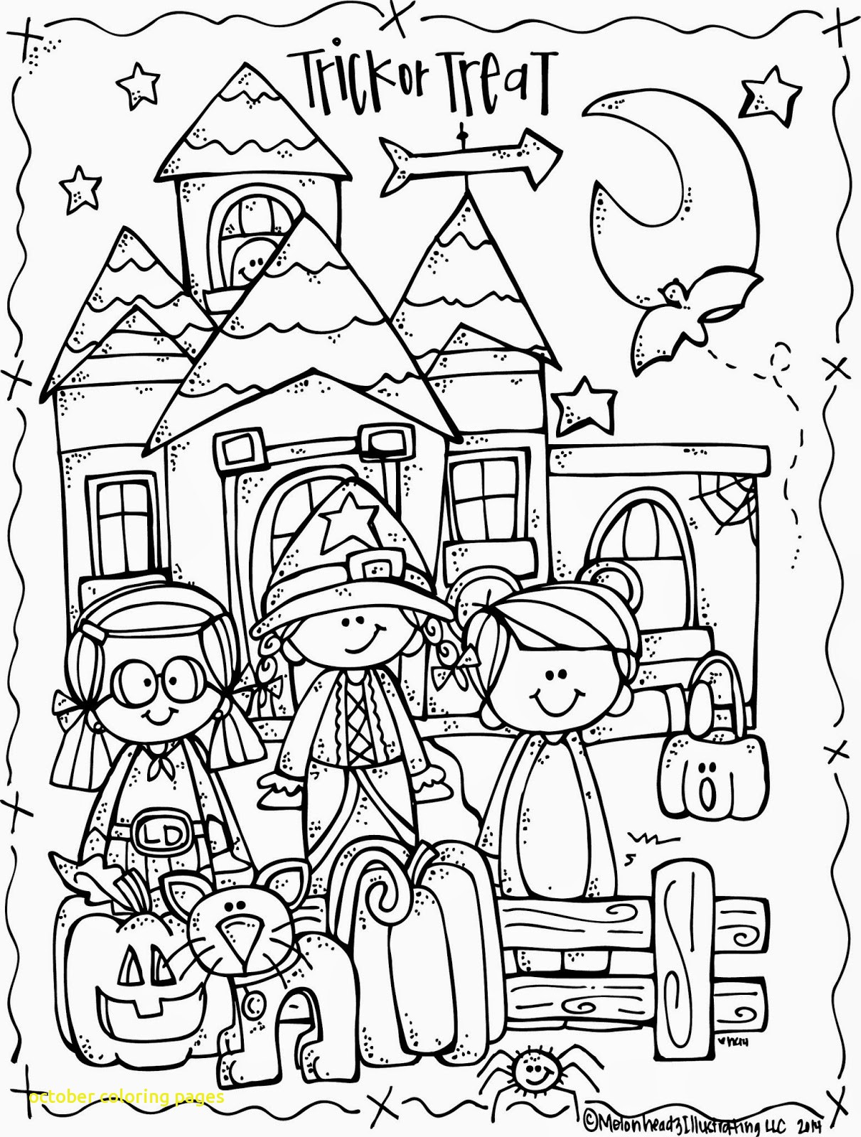 October Coloring Pages at GetDrawings | Free download