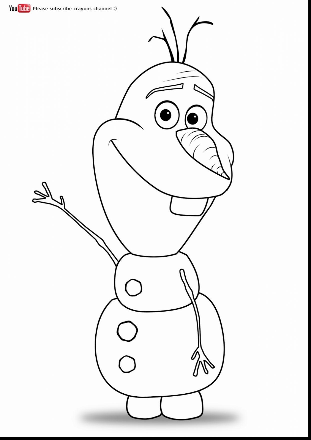 Olaf In Summer Coloring Pages at GetDrawings | Free download