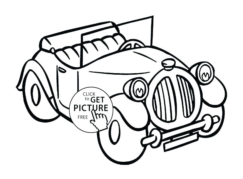 Old Car Coloring Pages at GetDrawings | Free download