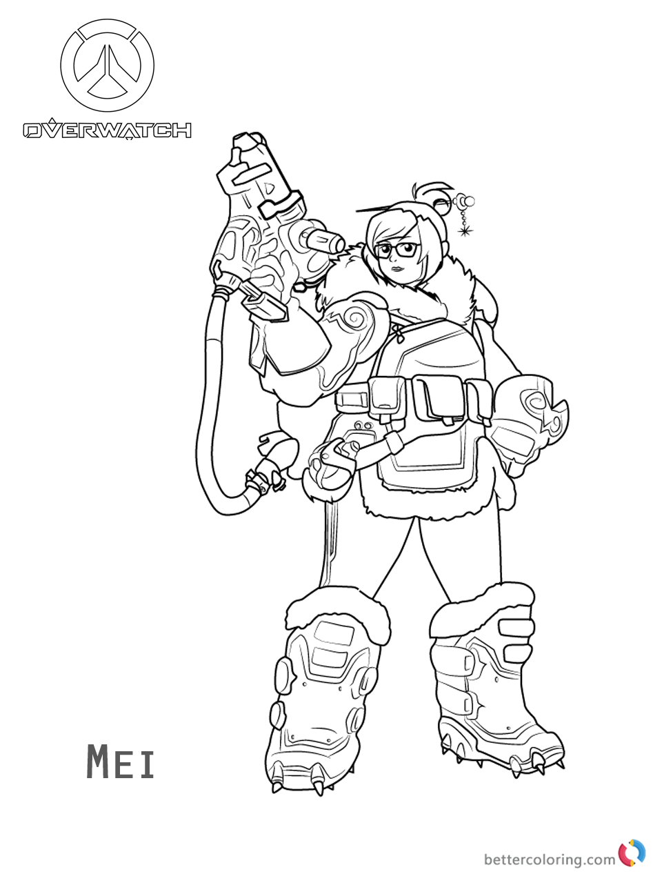 Overwatch Coloring Pages at GetDrawings | Free download