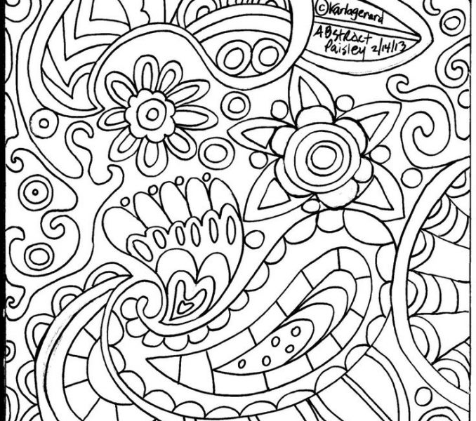 Paisley Coloring Pages at GetDrawings | Free download