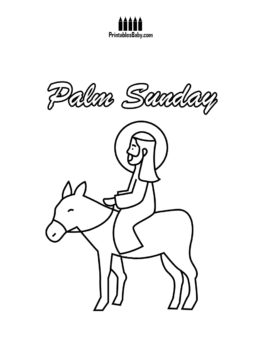 Palm Sunday Coloring Pages To Print at GetDrawings | Free download
