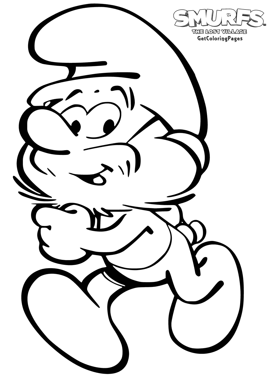 Papa Smurf Coloring Pages At Getdrawings Free Download