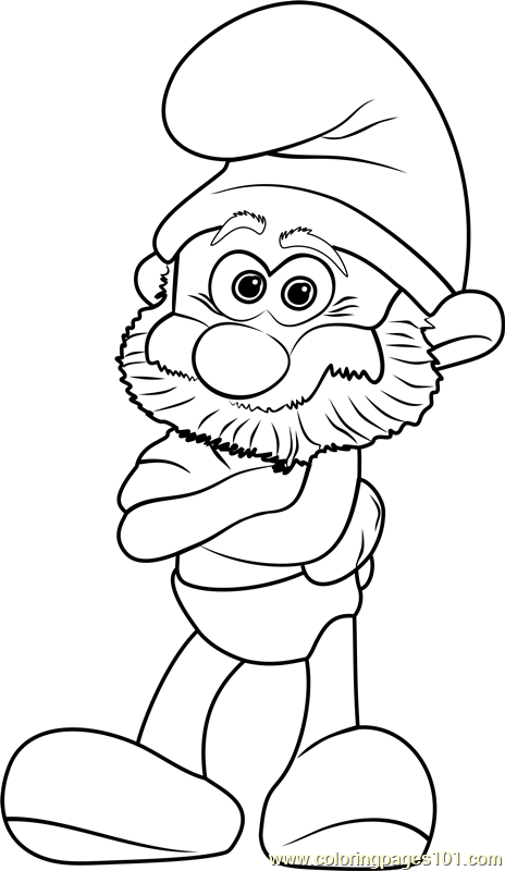 Papa Smurf Coloring Pages At Getdrawings Free Download