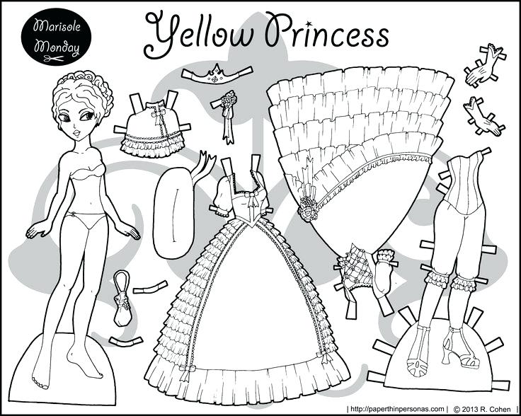 Paper Doll Coloring Pages at GetDrawings Free download