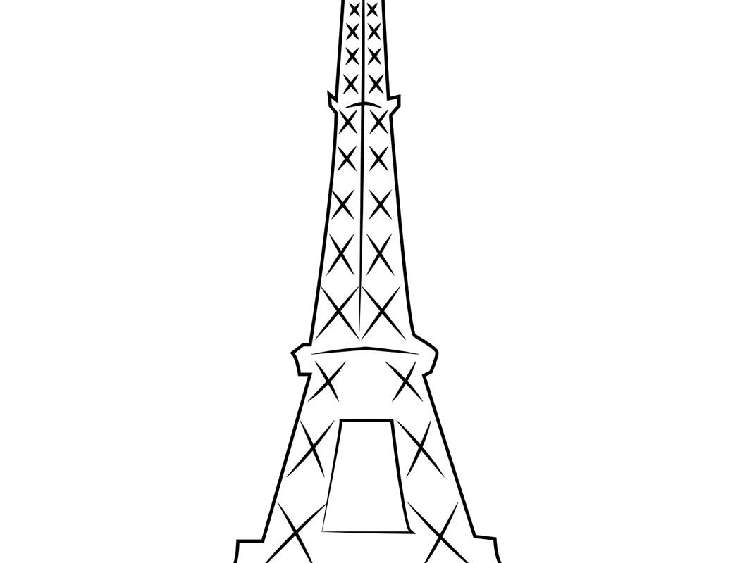 Paris Coloring Pages For Kids At Getdrawings 