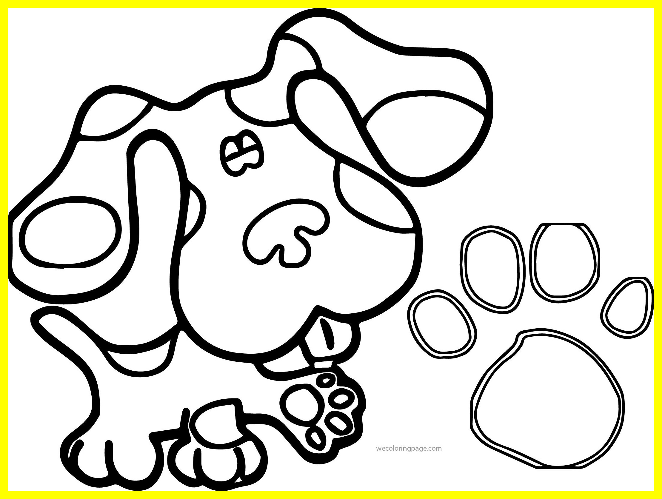 Paw Coloring Page at GetDrawings | Free download