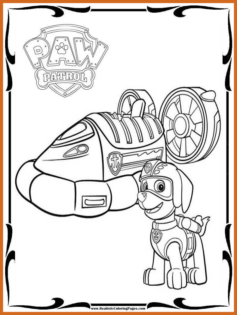 Paw Patrol Coloring Pages For Kids at GetDrawings | Free ...