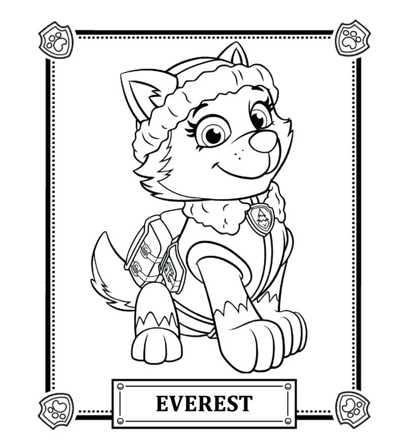 Paw Patrol Easter Coloring Pages at GetDrawings | Free download