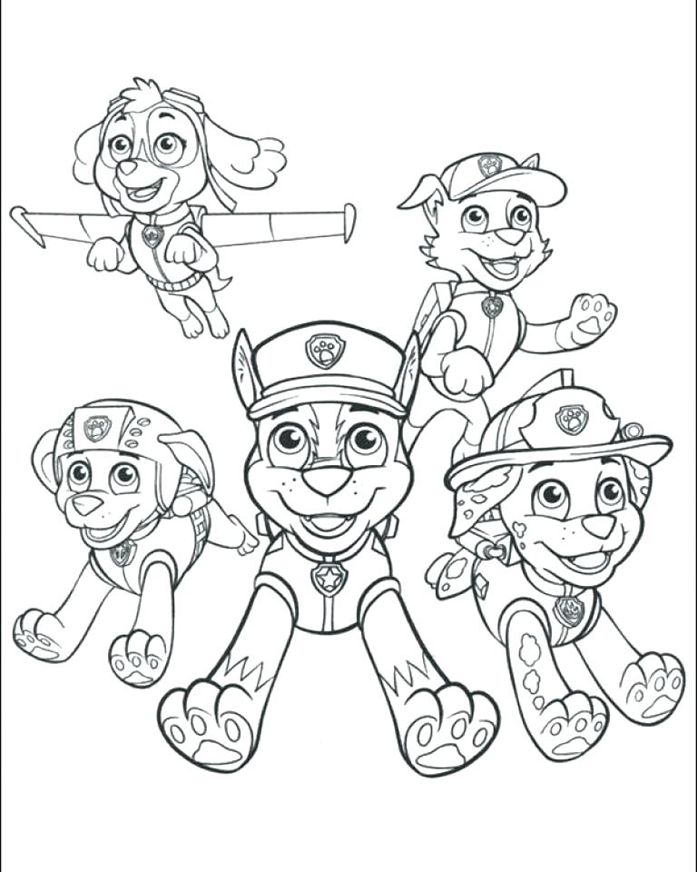 Paw Patrol Easter Coloring Pages at GetDrawings | Free download