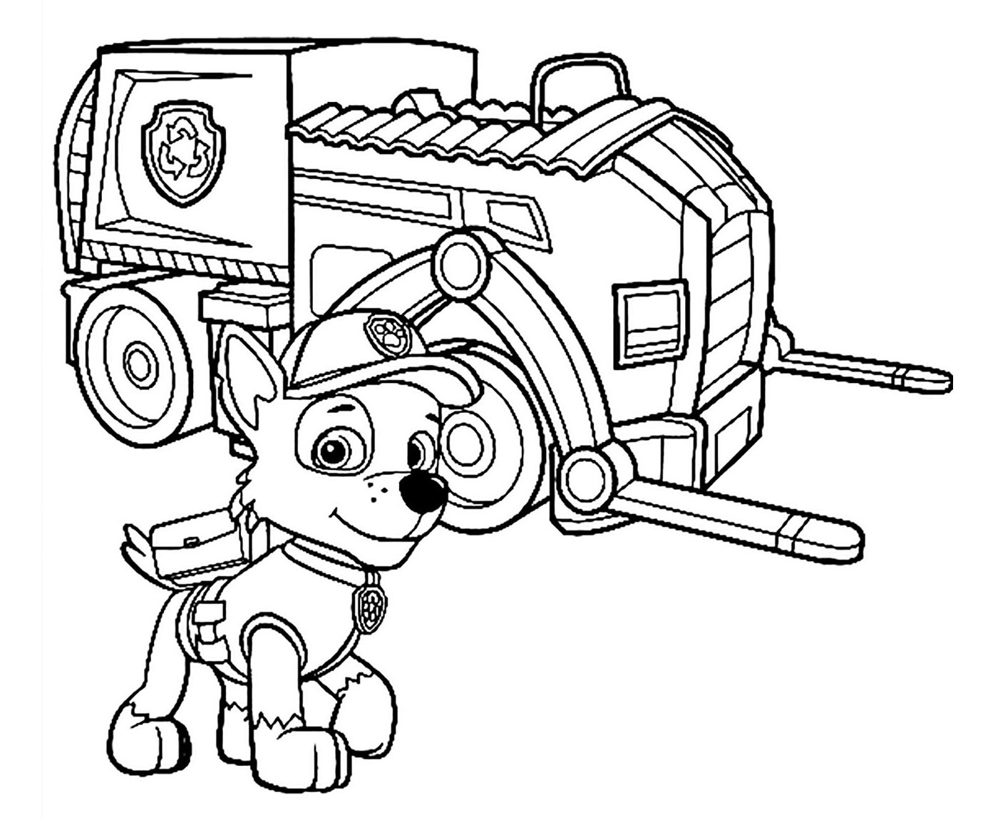 Paw Patrol Vehicles Coloring Pages at GetDrawings | Free download