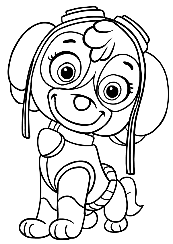 Paw Patrol Zuma Coloring Pages at GetDrawings | Free download