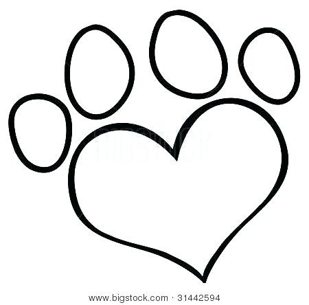 Cougar Paw Print Coloring Pages | Tensei Colors