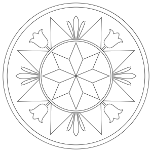 Pennsylvania Dutch Hex Signs Coloring Pages At Getdrawings