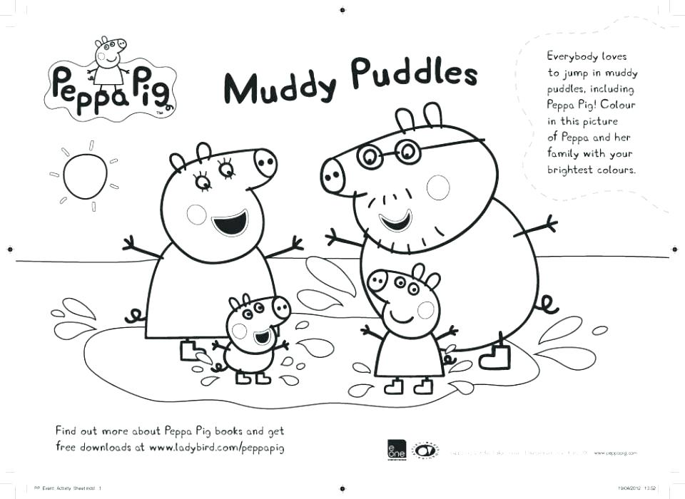 Peppa Pig And Friends Coloring Pages at GetDrawings | Free download