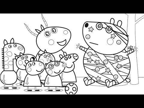 Peppa Pig And Friends Coloring Pages at GetDrawings | Free download