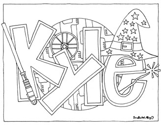 Personalized Name Coloring Pages at GetDrawings | Free ...