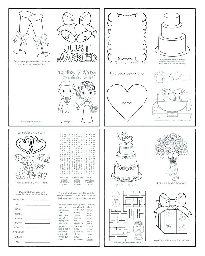 Personalized Wedding Coloring Pages at GetDrawings Free download