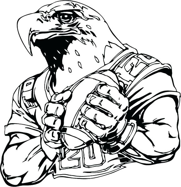 Philadelphia Eagles Nfl Football Coloring Pages  Philadelphia Eagles