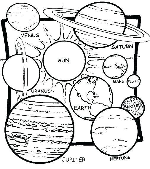 Planet Coloring Pages at GetDrawings | Free download