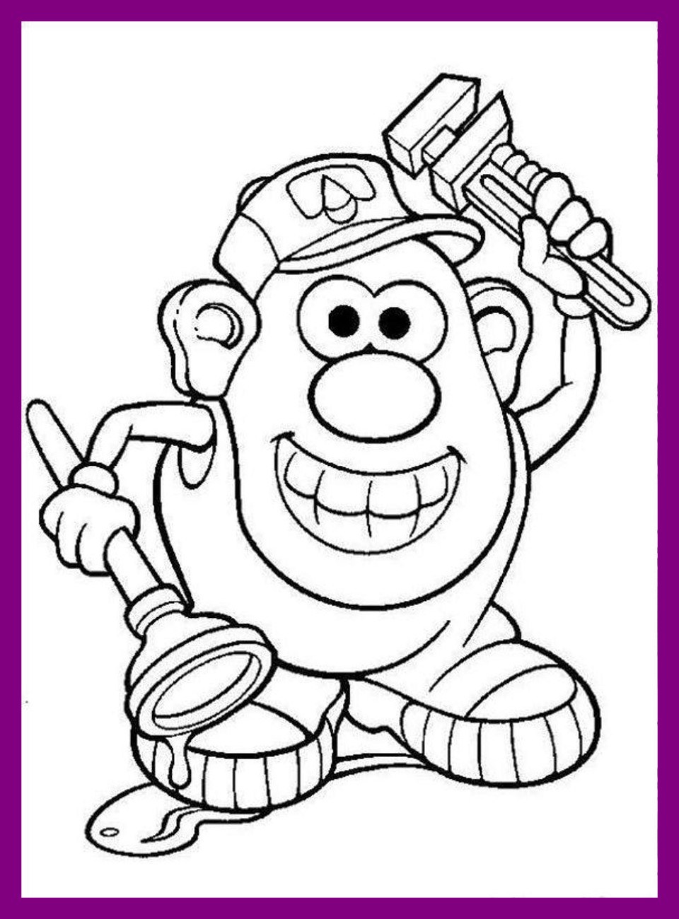 Plumber Coloring Pages at GetDrawings Free download