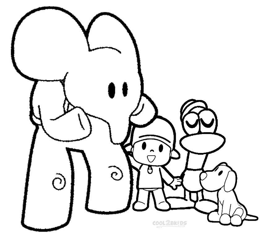 Pocoyo Coloring Pages At Getdrawings Free Download