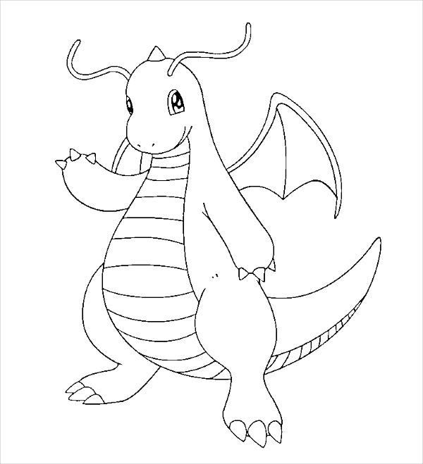 Pokemon Dragon Coloring Pages at GetDrawings | Free download