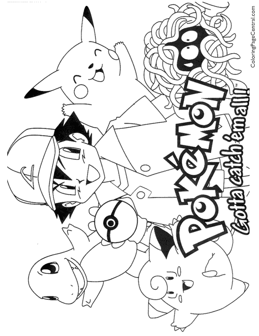 10 Creative Pokémon Doodle Coloring Pages to Print for Hours of Artistic Fun