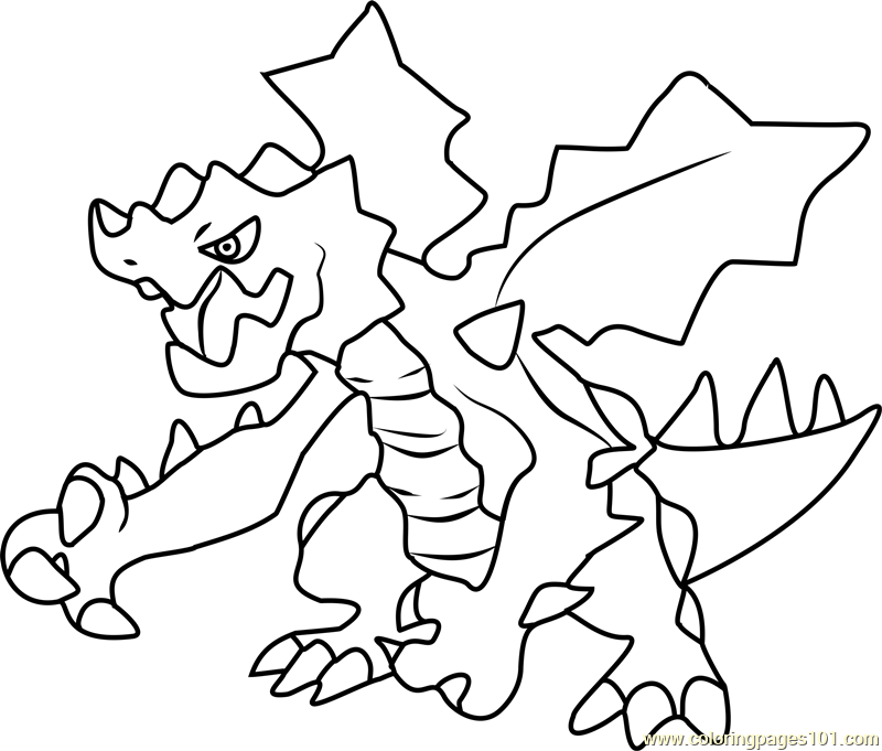 Pokemon Yveltal Coloring Pages at GetDrawings | Free download