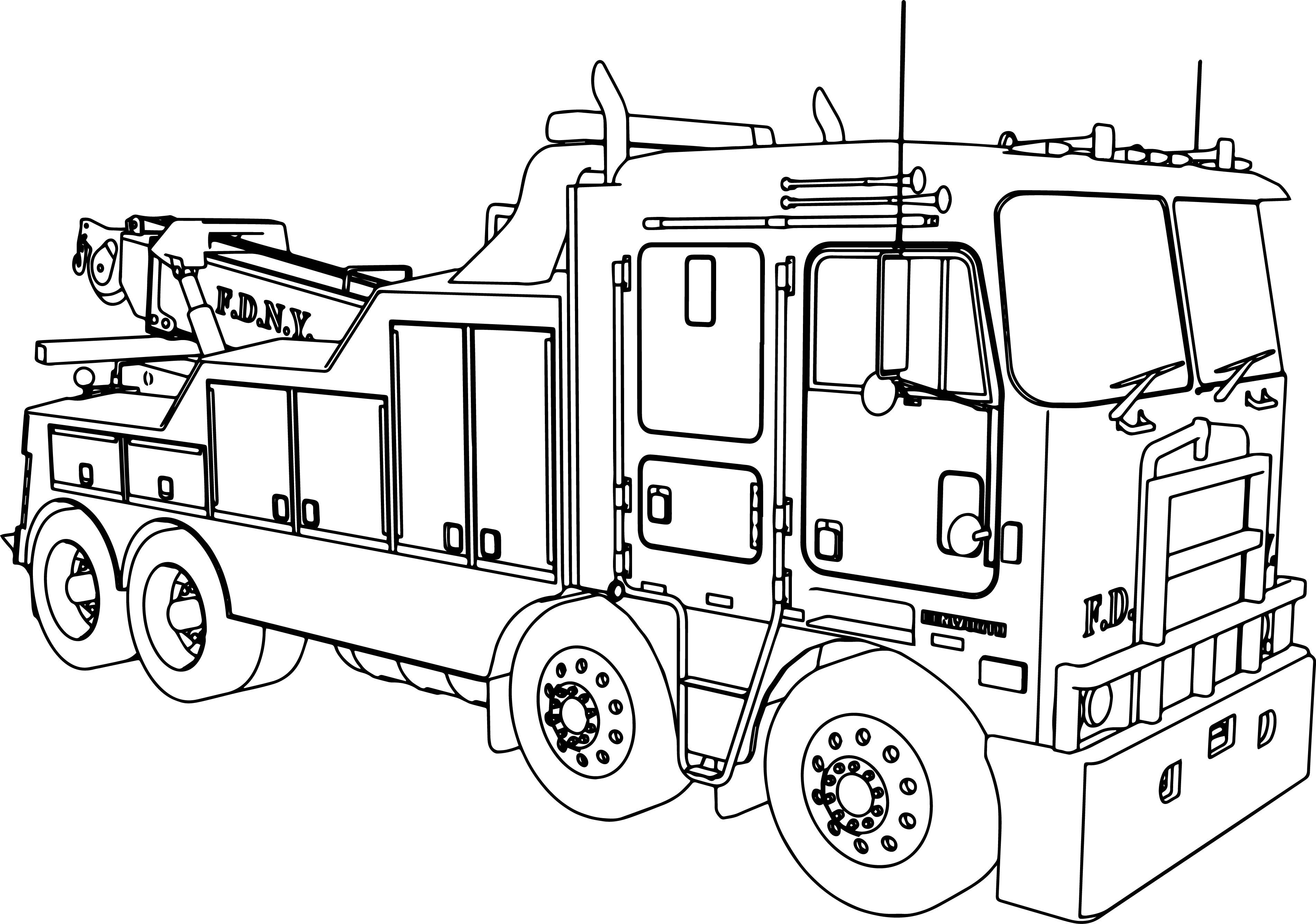 Police Truck Coloring Pages At GetDrawings Free Download