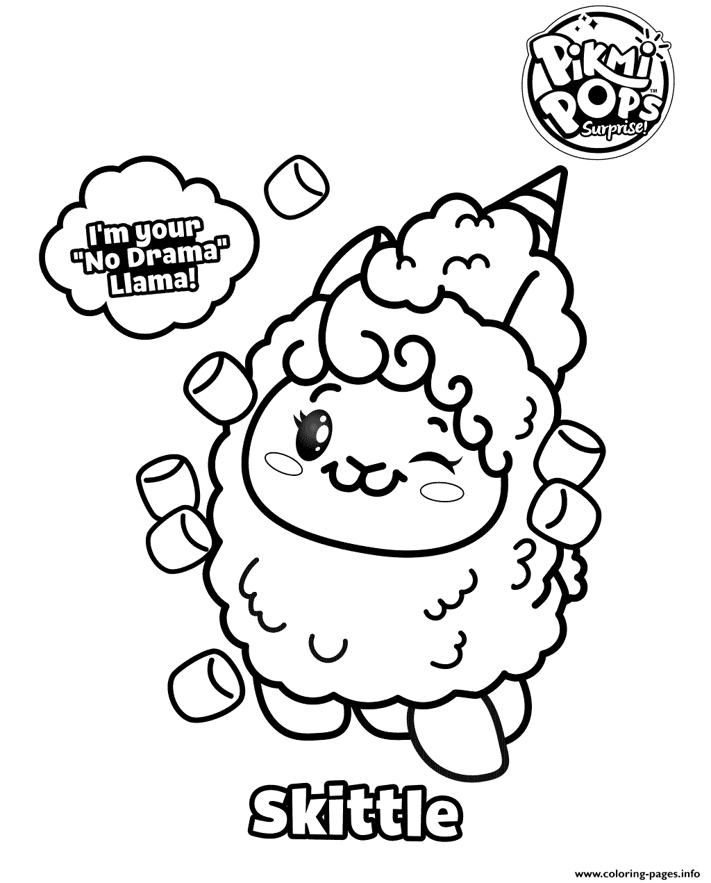 Featured image of post Cartoon Pikmi Pops Coloring Pages