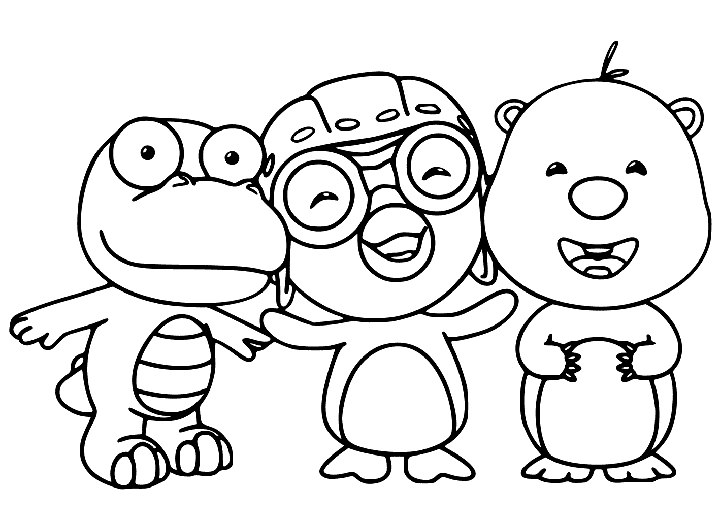 Pororo Coloring Pages at GetDrawings | Free download