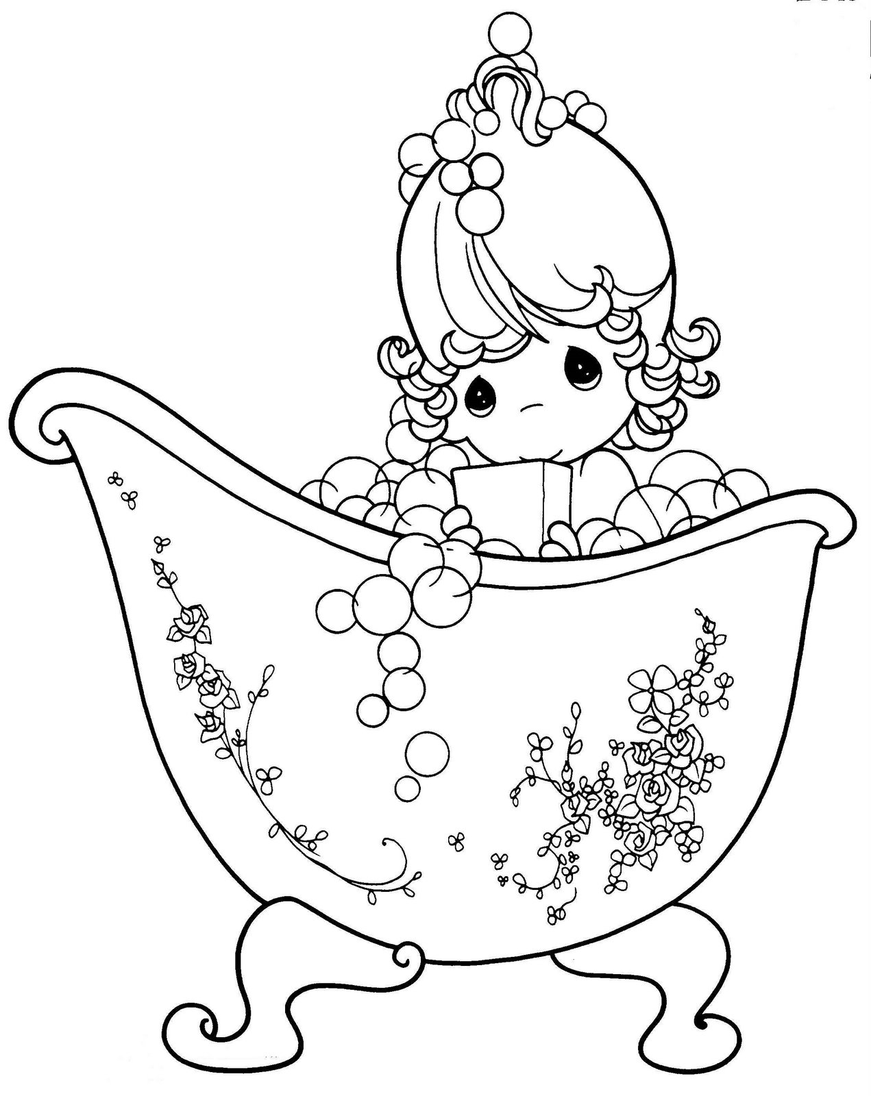 Precious Moments Coloring Pages Animals at GetDrawings | Free download