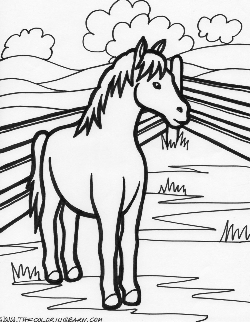 Preschool Farm Animal Coloring Pages at GetDrawings | Free download