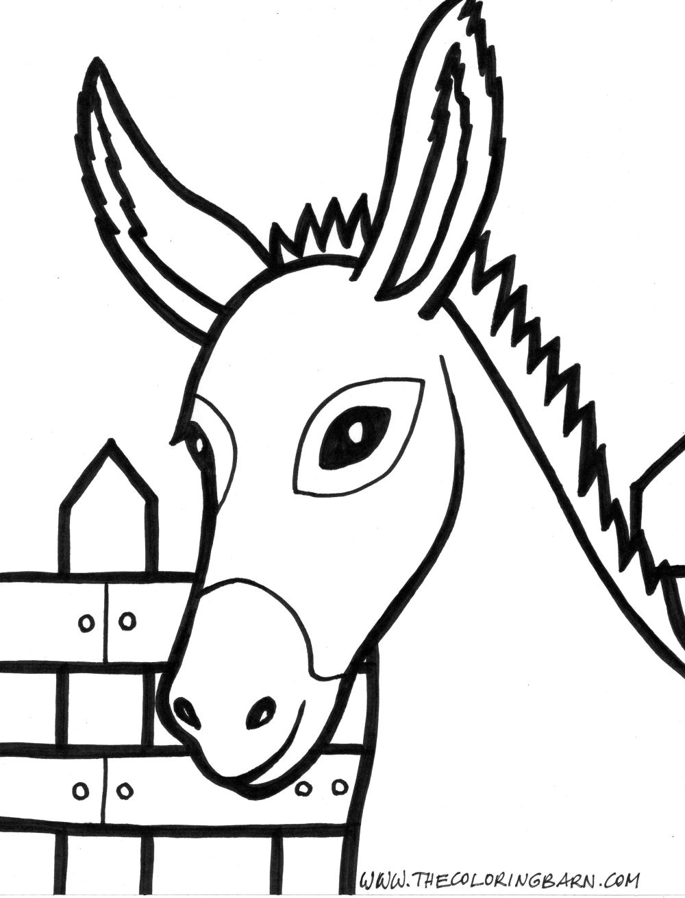 Preschool Farm Animal Coloring Pages at GetDrawings | Free download