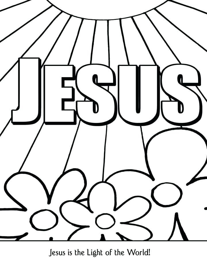 Preschool Sunday School Coloring Pages At GetDrawings Free Download