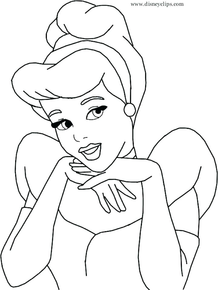 Princess Face Coloring Pages At Getdrawings Free Download