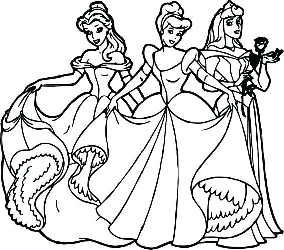 Princess Face Coloring Pages At Getdrawings | Free Download