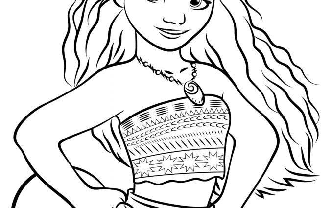 princess moana coloring pages at getdrawings  free download