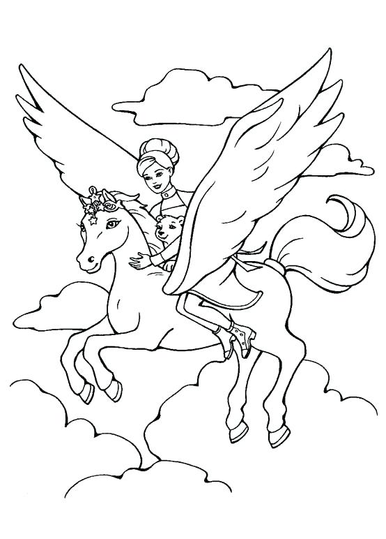 Princess Unicorn Coloring Pages at GetDrawings | Free download