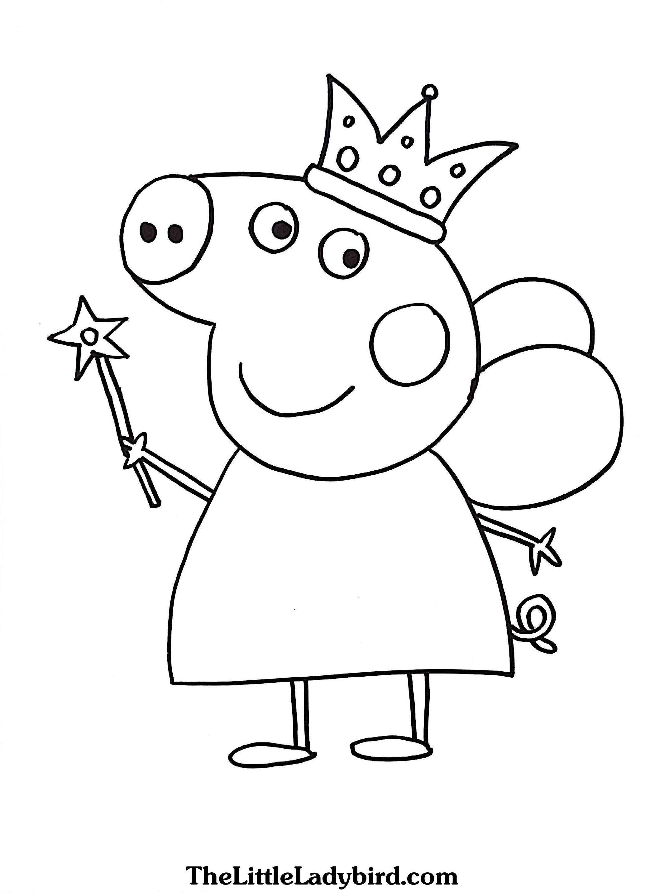 Print Peppa Pig Coloring Pages at GetDrawings | Free download