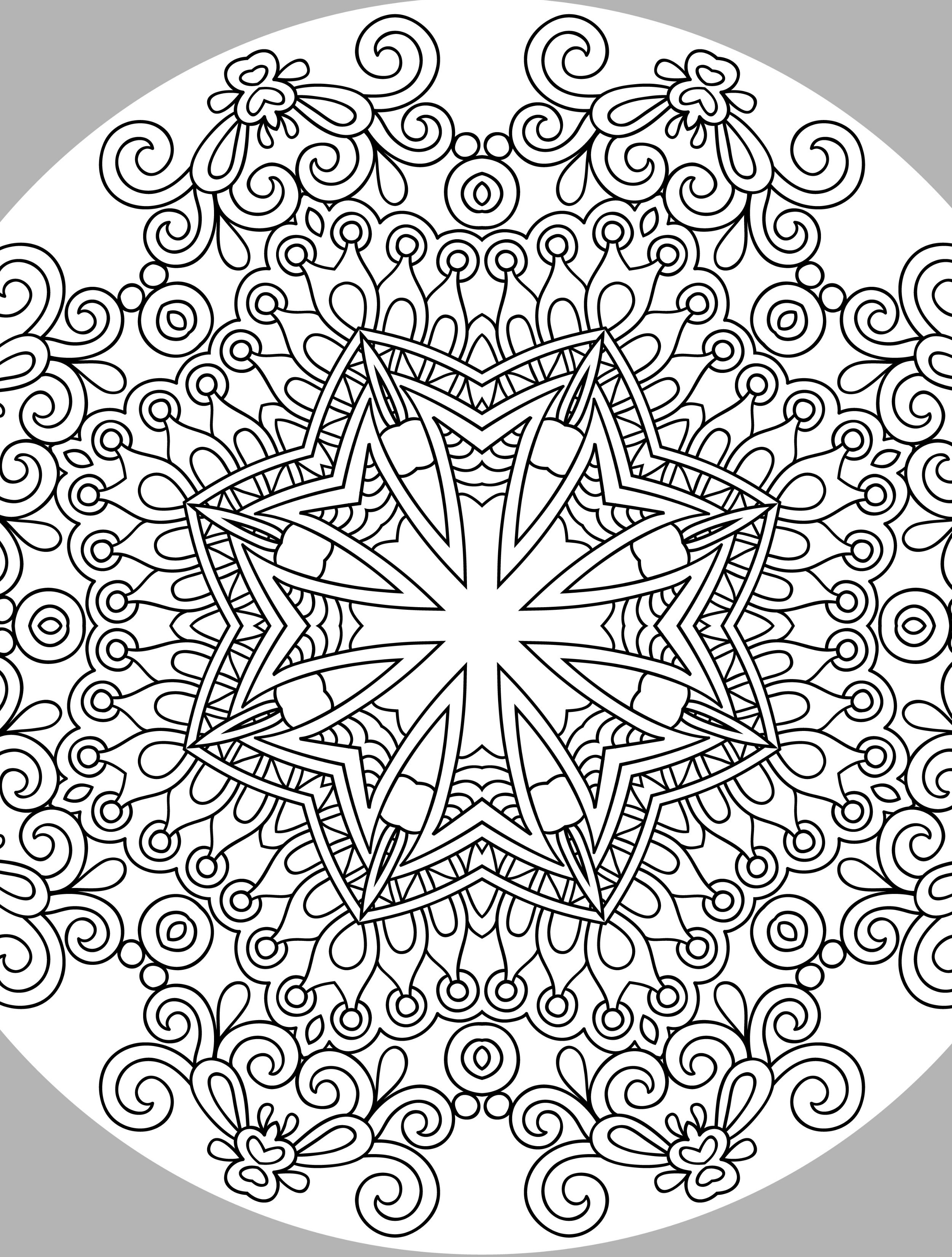 Printable Christmas Coloring Pages For Adults At GetDrawings Free 