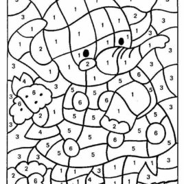 Printable Color By Number Coloring Pages For Adults at ...