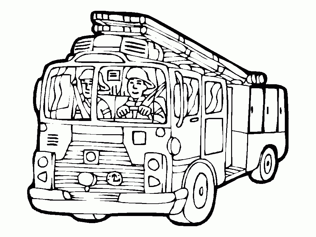 Fire Truck Coloring Pages Pdf At GetDrawings Free Download