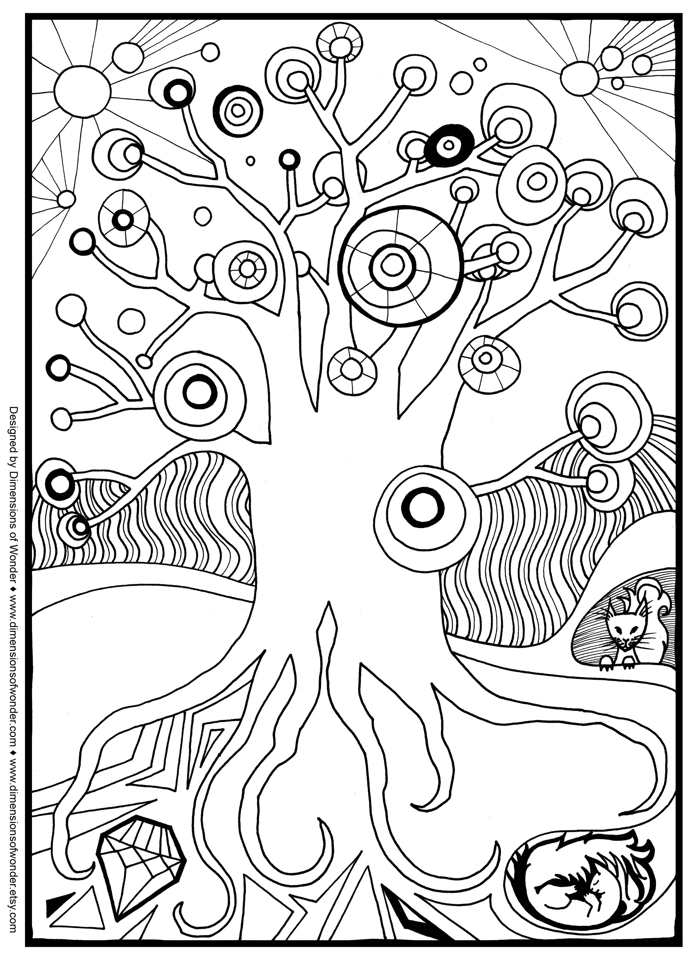 Printable Nature Coloring Pages For Adults at GetDrawings | Free download