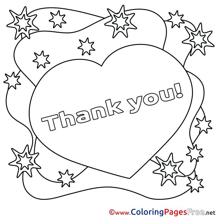 Printable Thank You Coloring Pages at GetDrawings | Free download