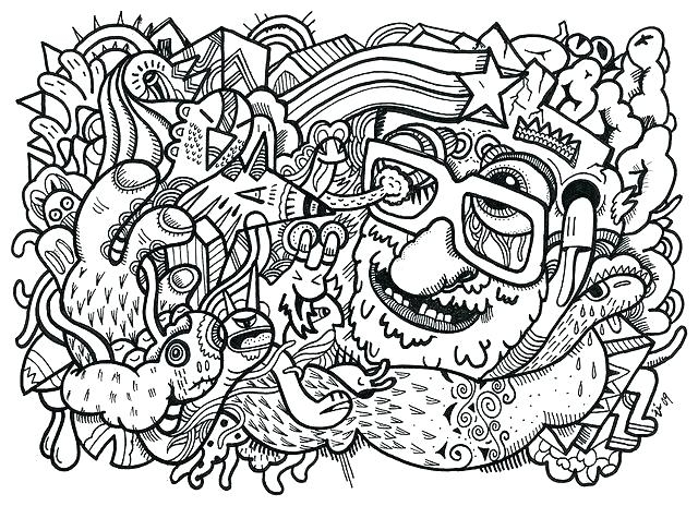 Printable Trippy Coloring Pages at GetDrawings | Free download