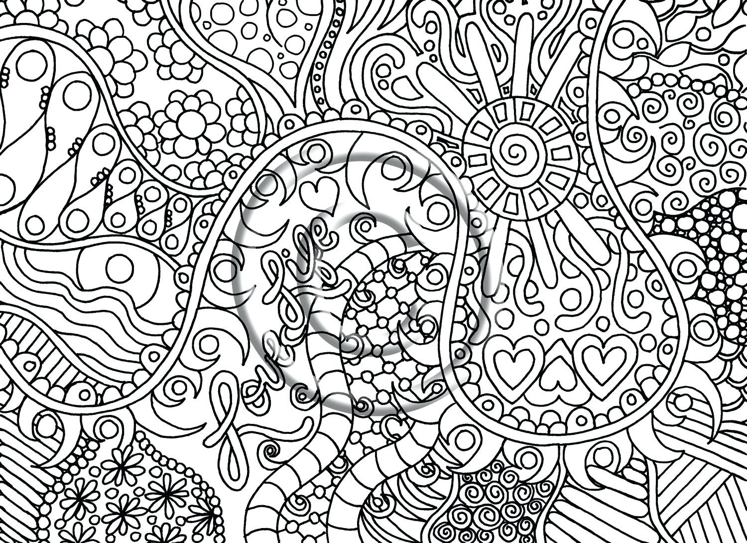 Psychedelic Coloring Pages For Adults at GetDrawings | Free download