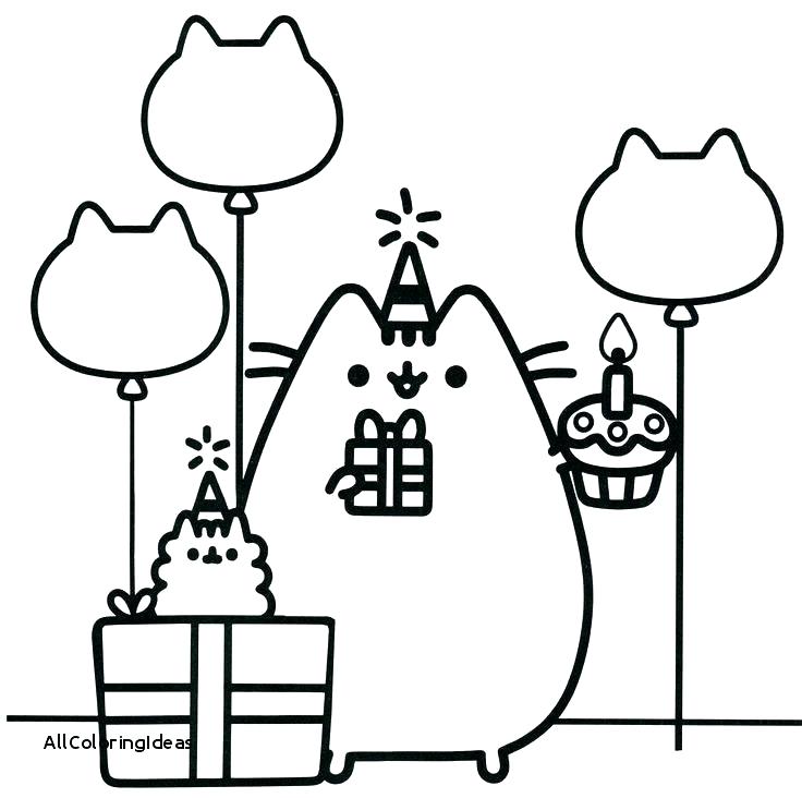 Pusheen Coloring Pages To Print at GetDrawings | Free download